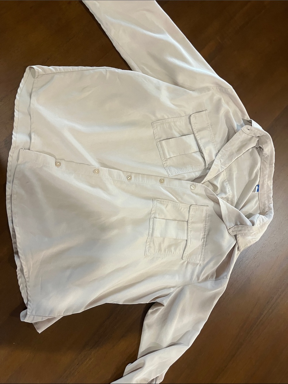 Old Navy Beige Collared Button Shirt